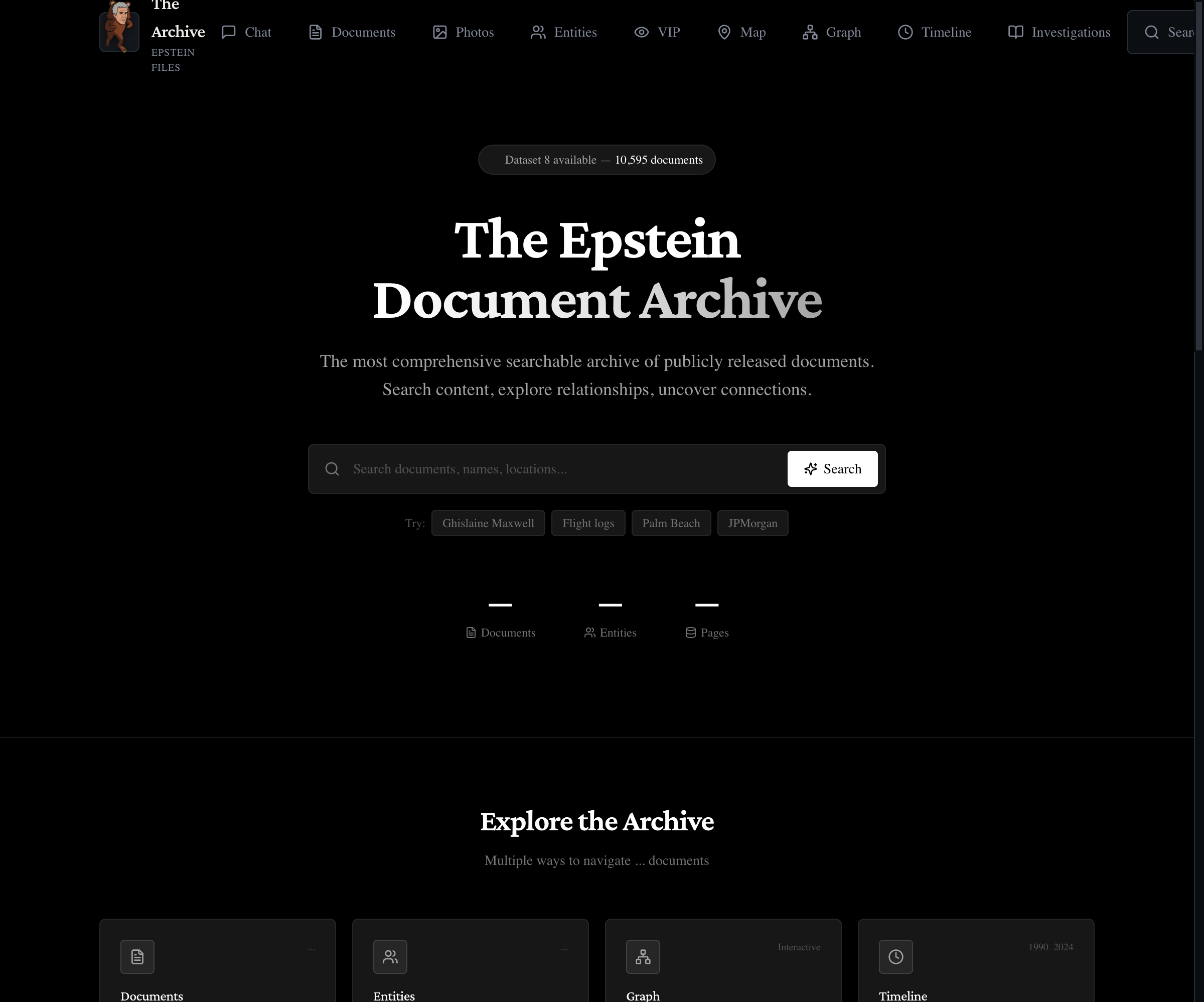 Epstein Document Browser preview